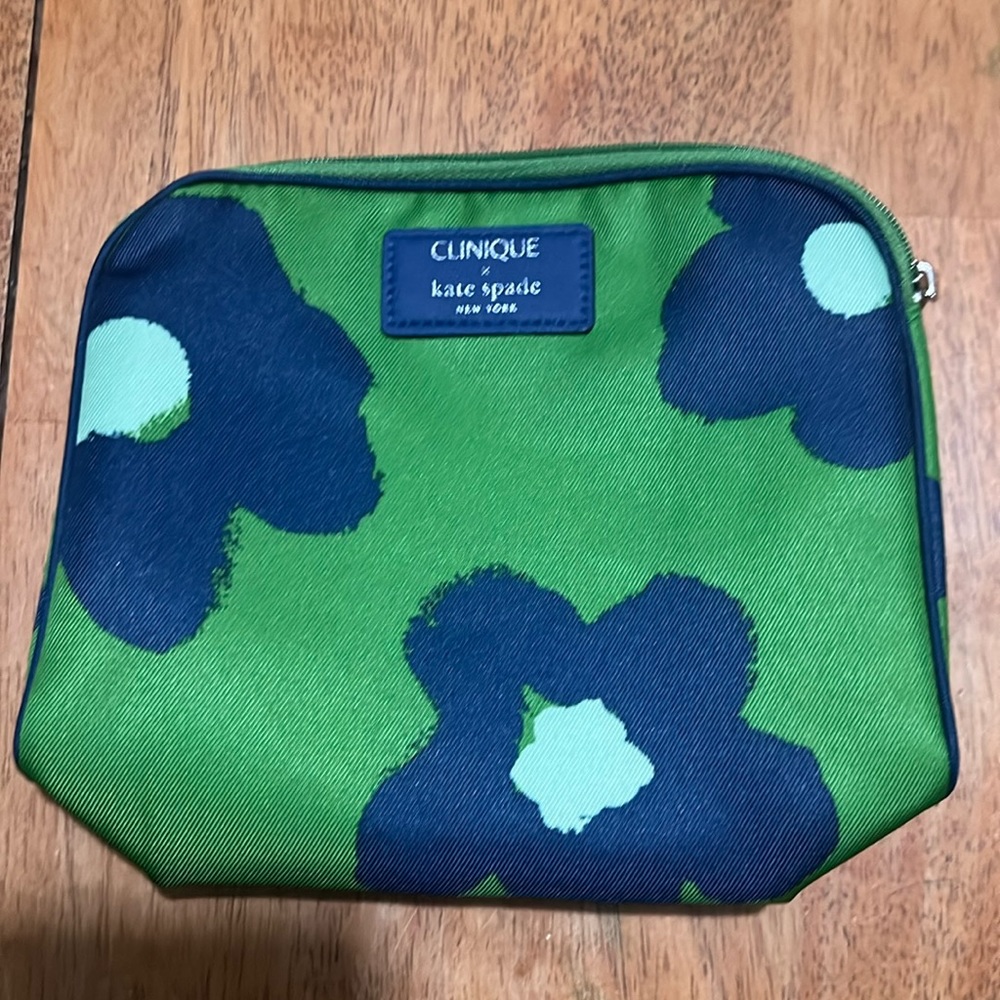 CLINIQUE KATE SPADE cosmetics tote